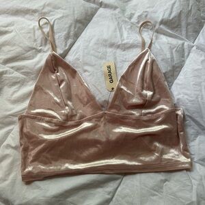 Garage Metallic Pink Bralette